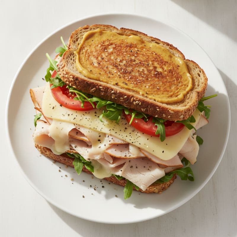Turkey and Provolone Sandwich