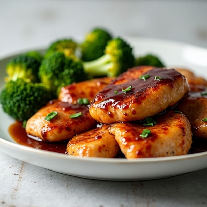 Sticky Teriyaki Chicken with Roasted Broccoli