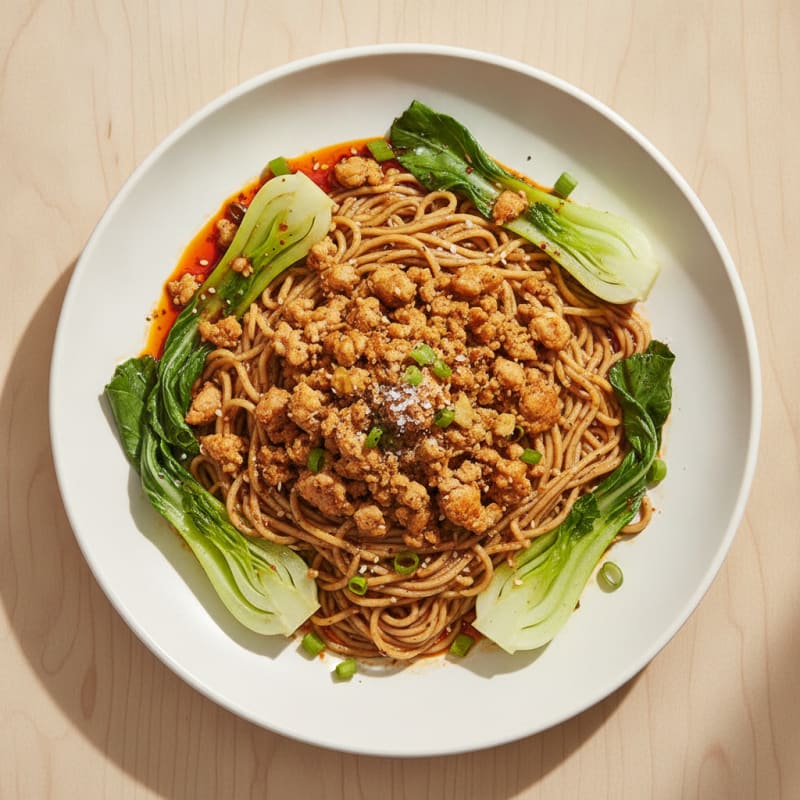 Sichuan Dan Dan Noodles with Chili Oil