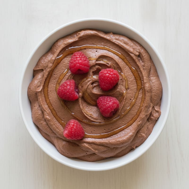 Chocolate Protein Mousse with Cottage Cheese
