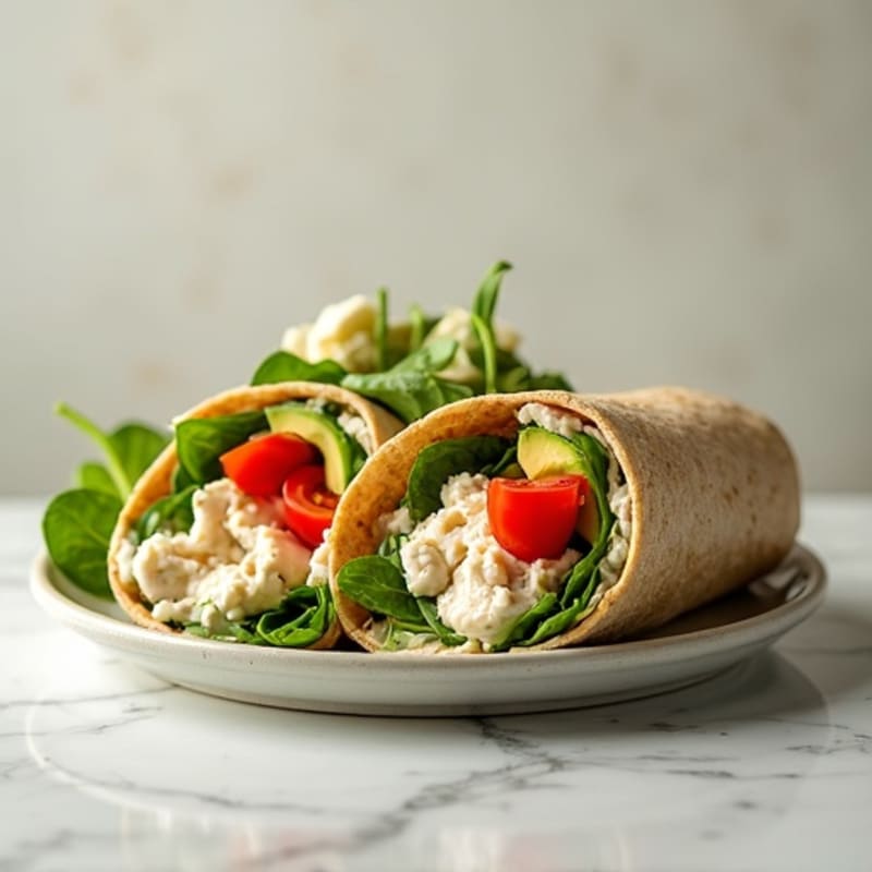 Fresh Creamy Turkey Avocado Wrap
