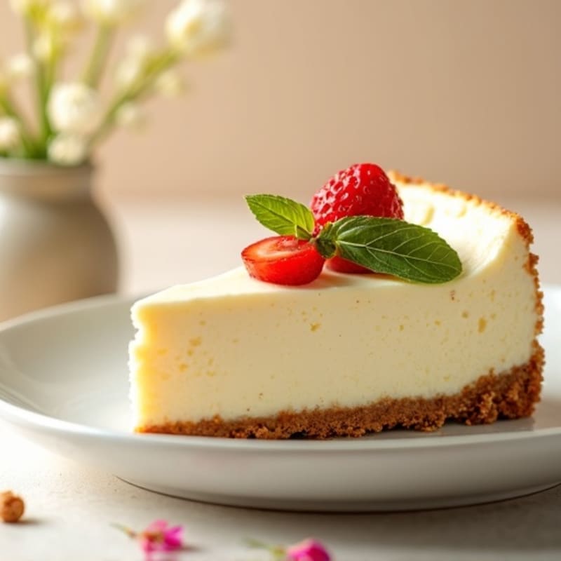 Creamy Greek Yogurt Protein Cheesecake