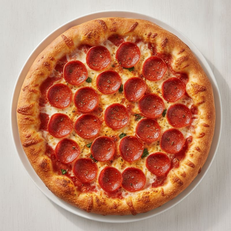 Stuffed Crust Pepperoni Pizza