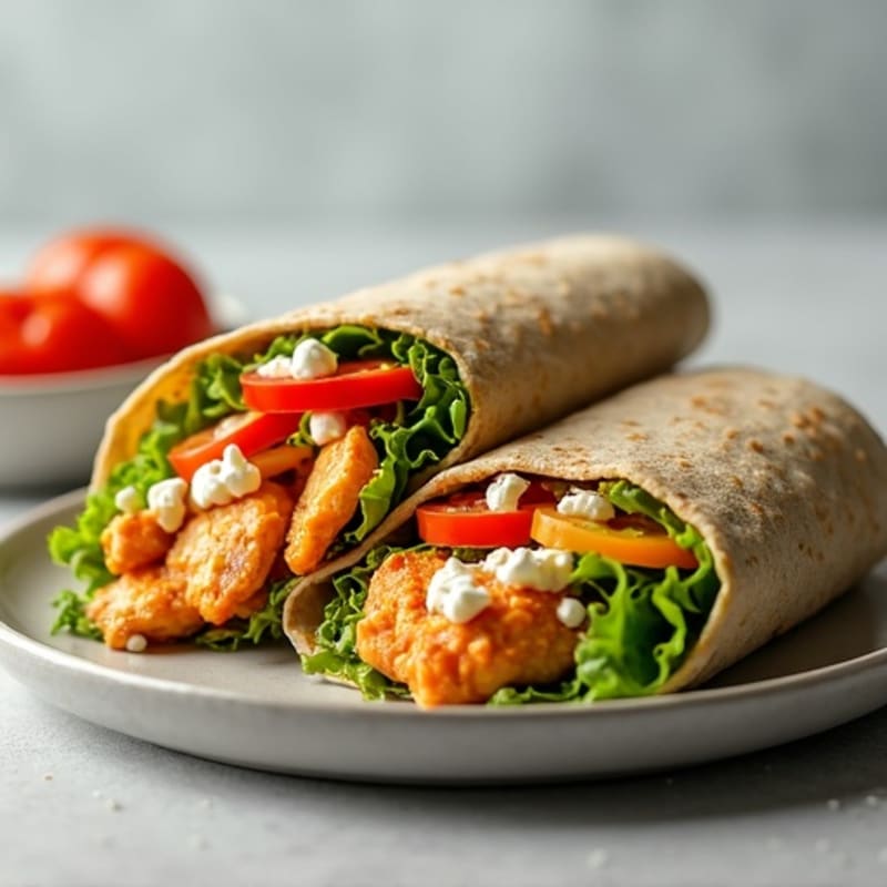 Spicy Buffalo Chicken Wraps