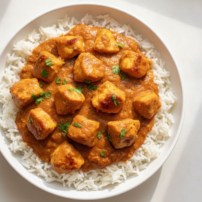Spiced Butter Chicken with Basmati Rice
