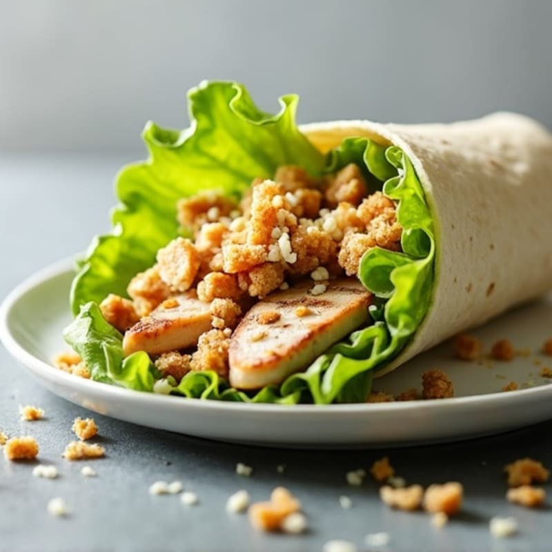 Grilled Chicken Caesar Lettuce Wrap