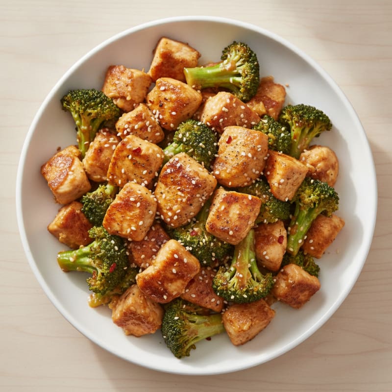 Garlic Chicken and Broccoli Stir-Fry
