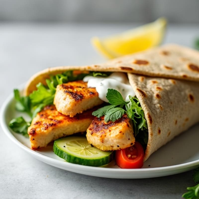 Lemon-Herb Grilled Chicken Wrap