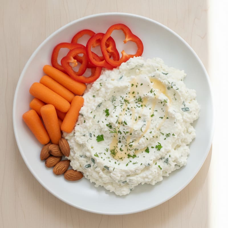 Creamy Ranch Cottage Cheese Dip