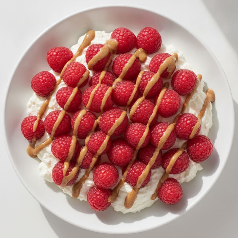 Silky Greek Yogurt Protein Mousse with Berries