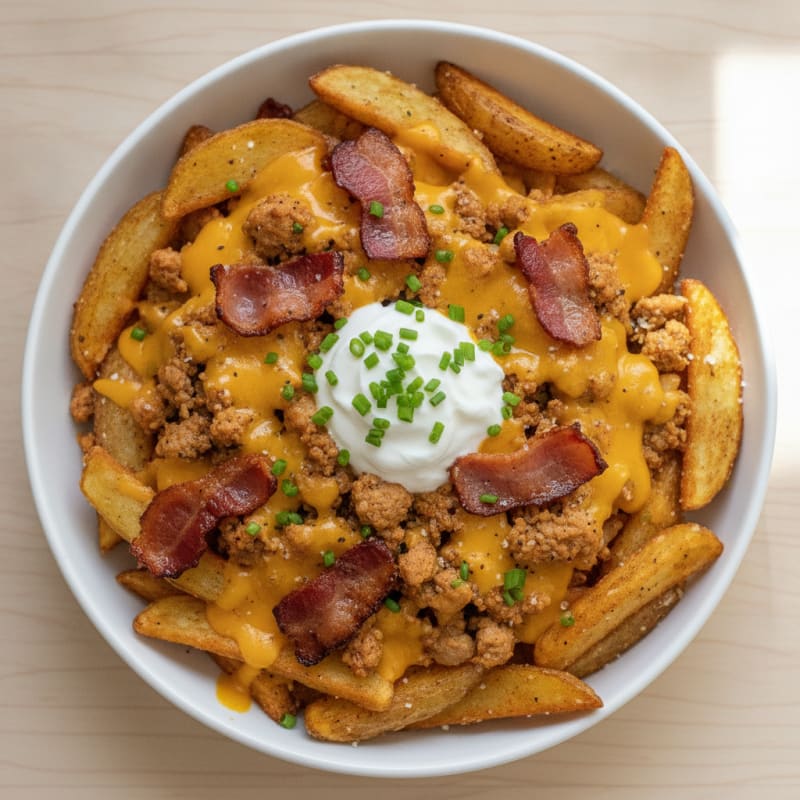 Loaded Bacon Cheddar Fries
