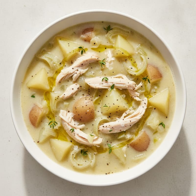 Hearty Potato Leek Soup