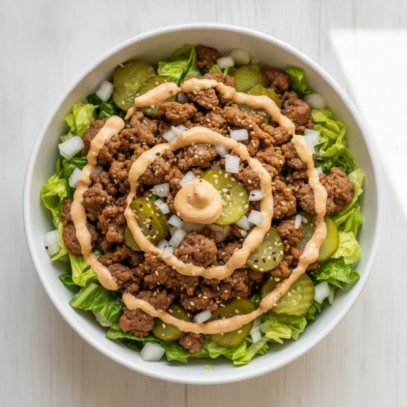 Big Mac Protein Bowl