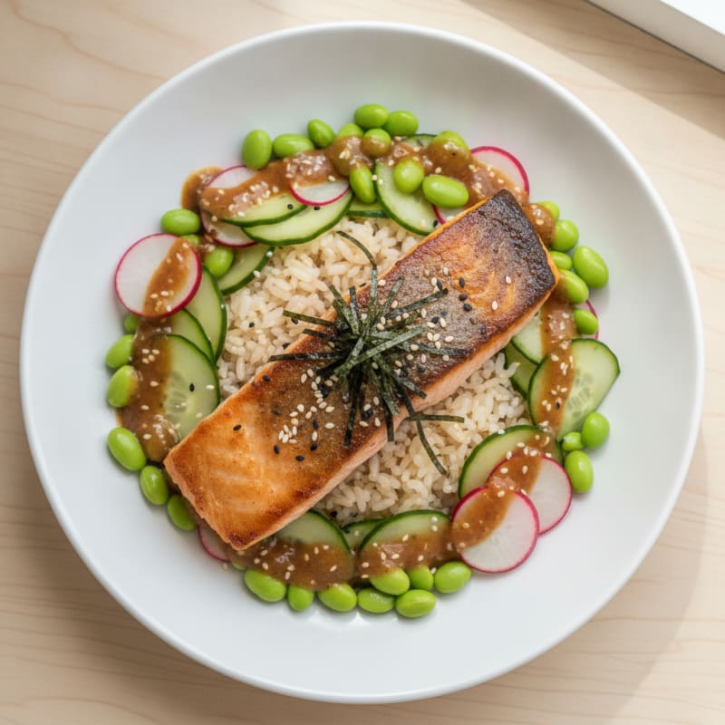 Salmon Sushi Rice Bowl