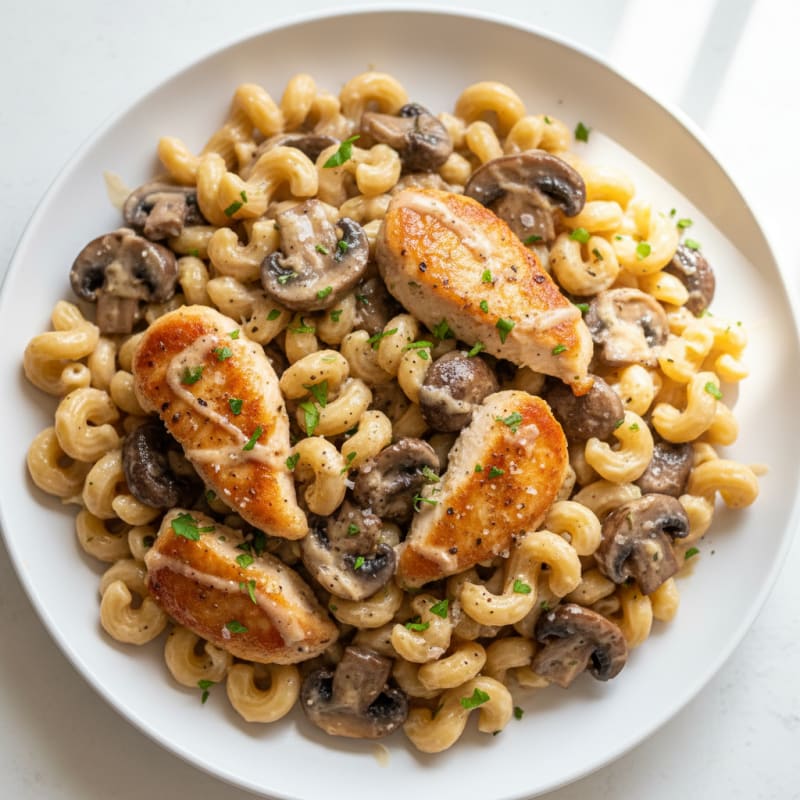 Creamy Truffle Mushroom Pasta