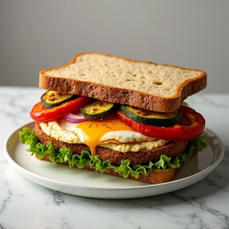 Hearty Grilled Vegetable Sandwich