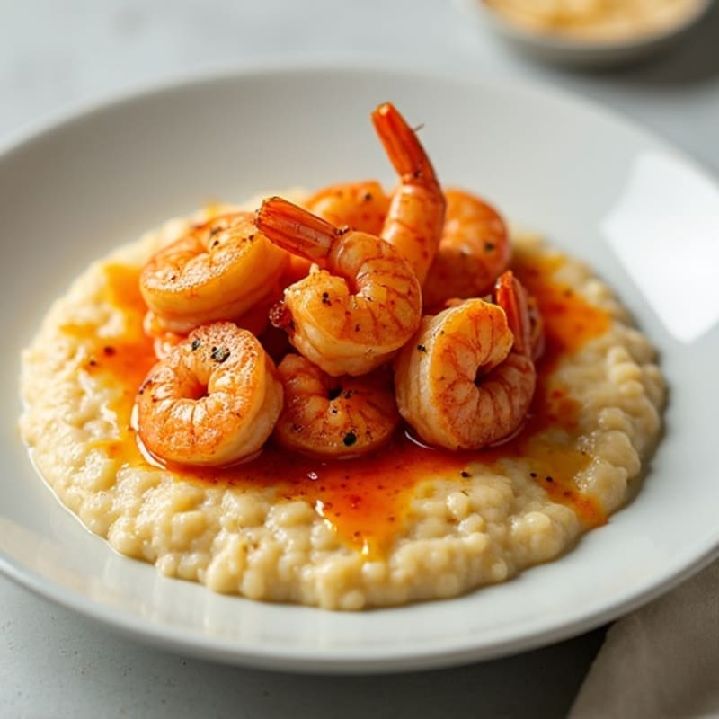 Cajun Shrimp with Creamy Grits