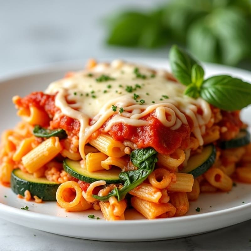 Protein-Packed Turkey and Veggie Baked Ziti
