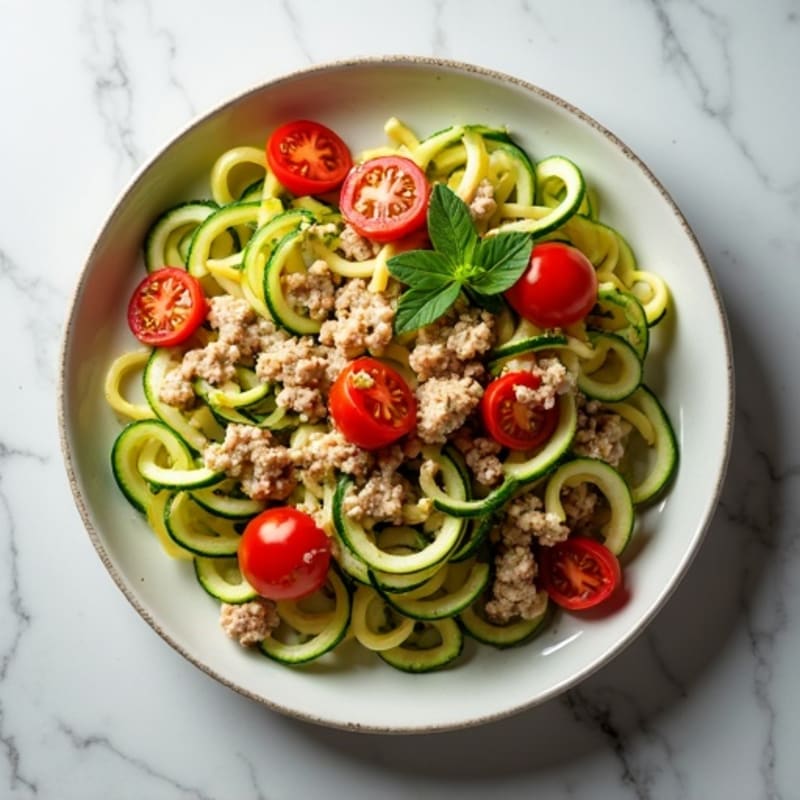Protein-Packed Turkey and Zucchini Noodle Skillet