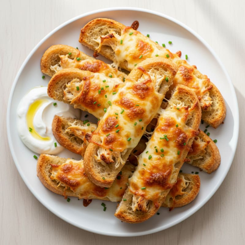 Protein-Packed Crispy Garlic Bread Sticks