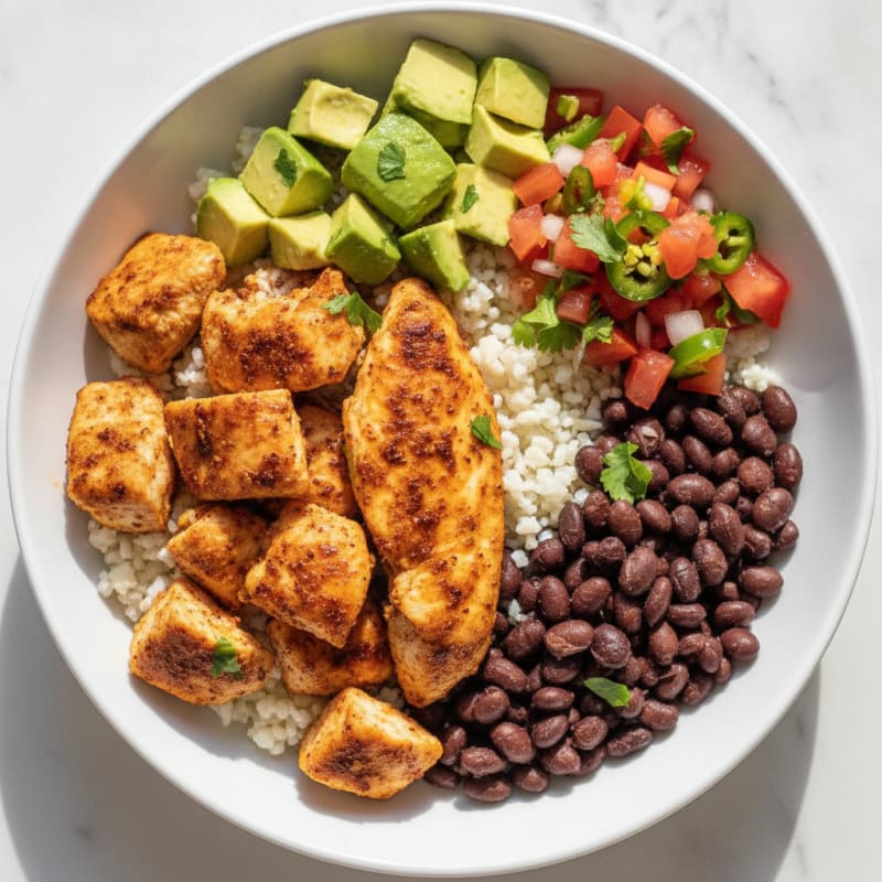 Chipotle Chicken and Black Bean Bowl