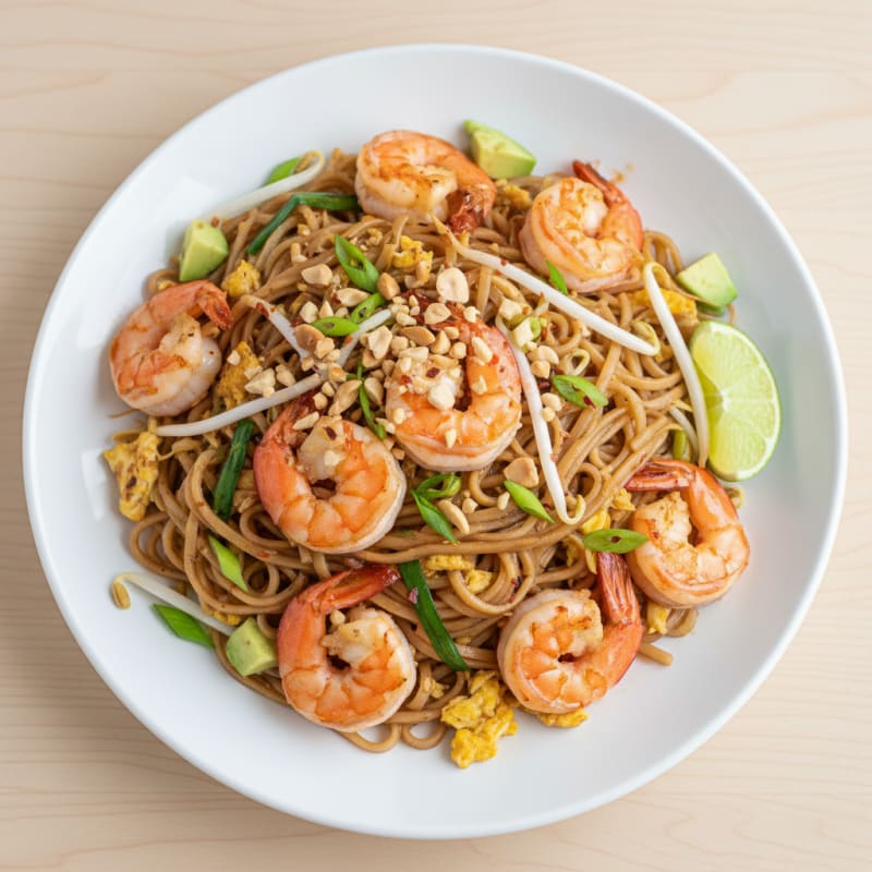 Shrimp Pad Thai Noodles