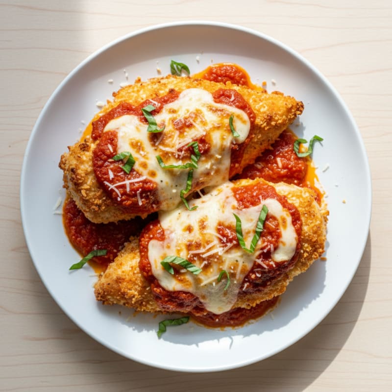 Baked Chicken Parmesan with Marinara