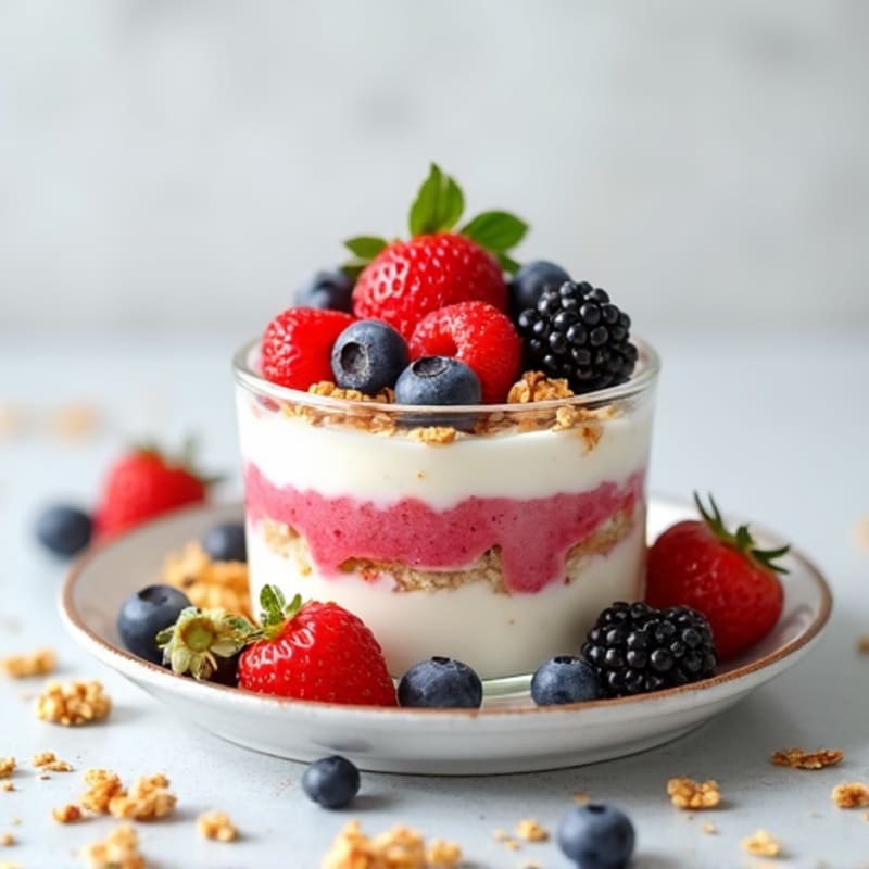 Cottage Cheese and Berry Protein Parfait