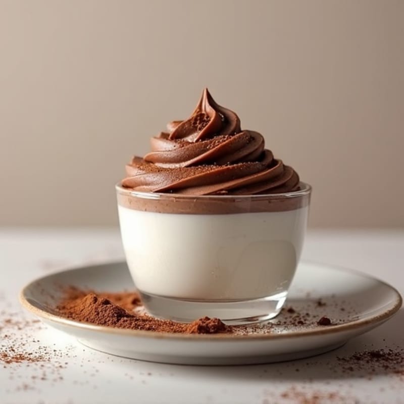 Silky Chocolate Protein Pudding with Greek Yogurt