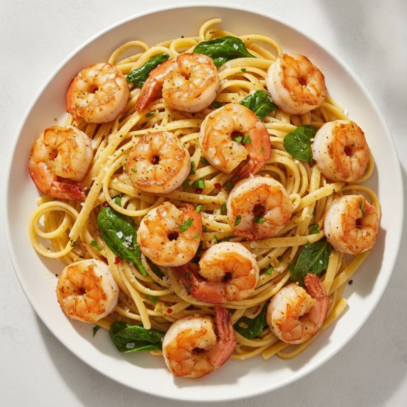 Garlic Shrimp Scampi with Linguine