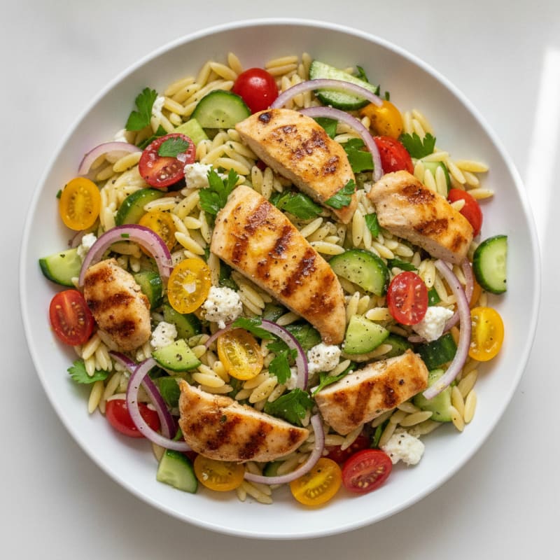 Mediterranean Orzo Pasta Salad