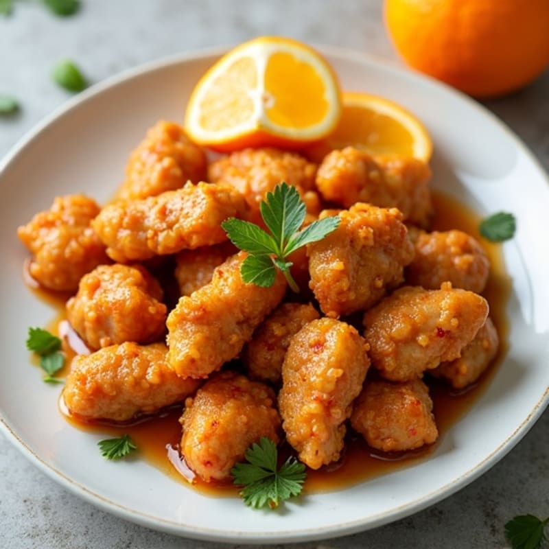 Crispy Air-Fryer Orange Chicken