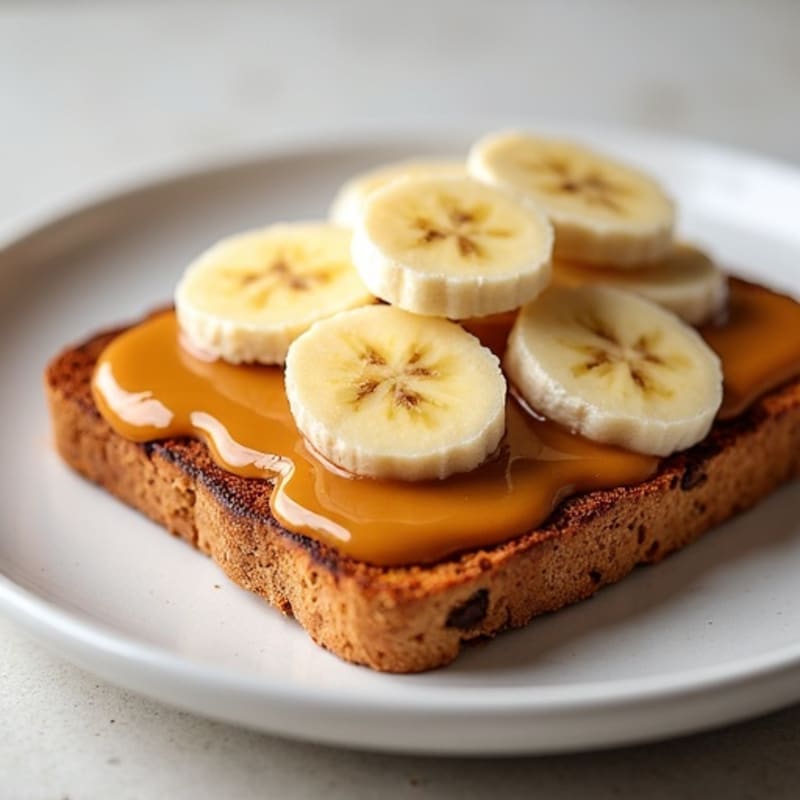 Energy-Packed Almond Butter Banana Toast
