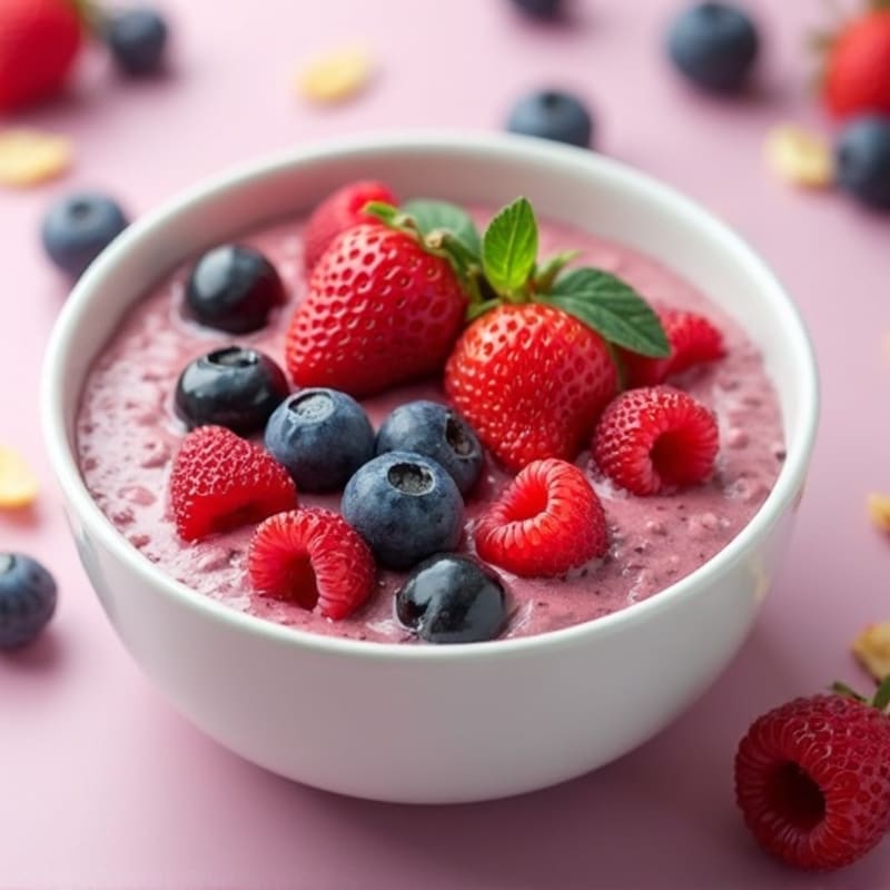 Silky Cottage Cheese and Berry Protein Bowl