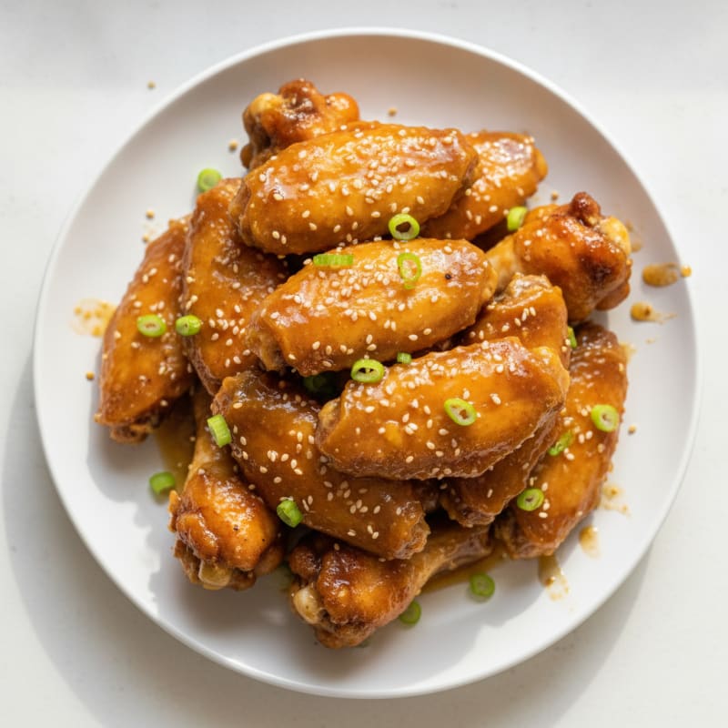 Honey-Garlic Baked Chicken Wings