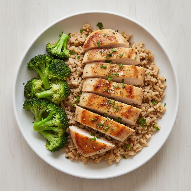 Lemon Herb Chicken and Rice Bowl