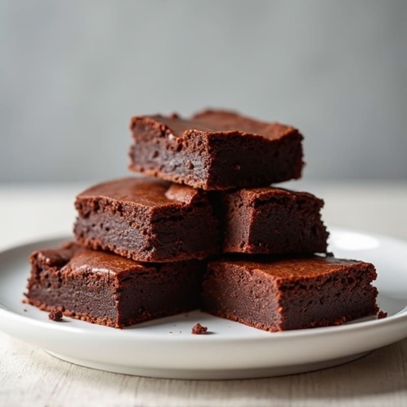 Protein-Rich Dark Chocolate Sweet Potato Brownies