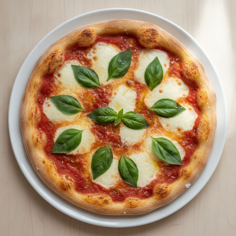 Classic Margherita Pizza with Fresh Basil