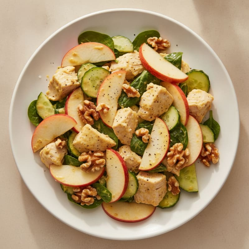 Honey-Mustard Greek Yogurt Chicken Salad with Crisp Apples