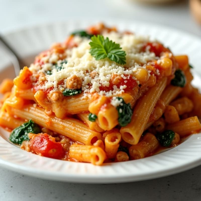 Protein-Packed Turkey and Veggie Baked Ziti