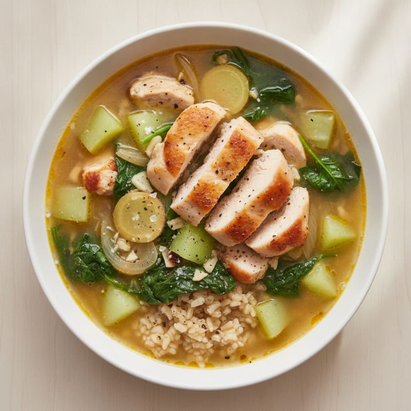 Ginger Chicken and Vegetable Broth
