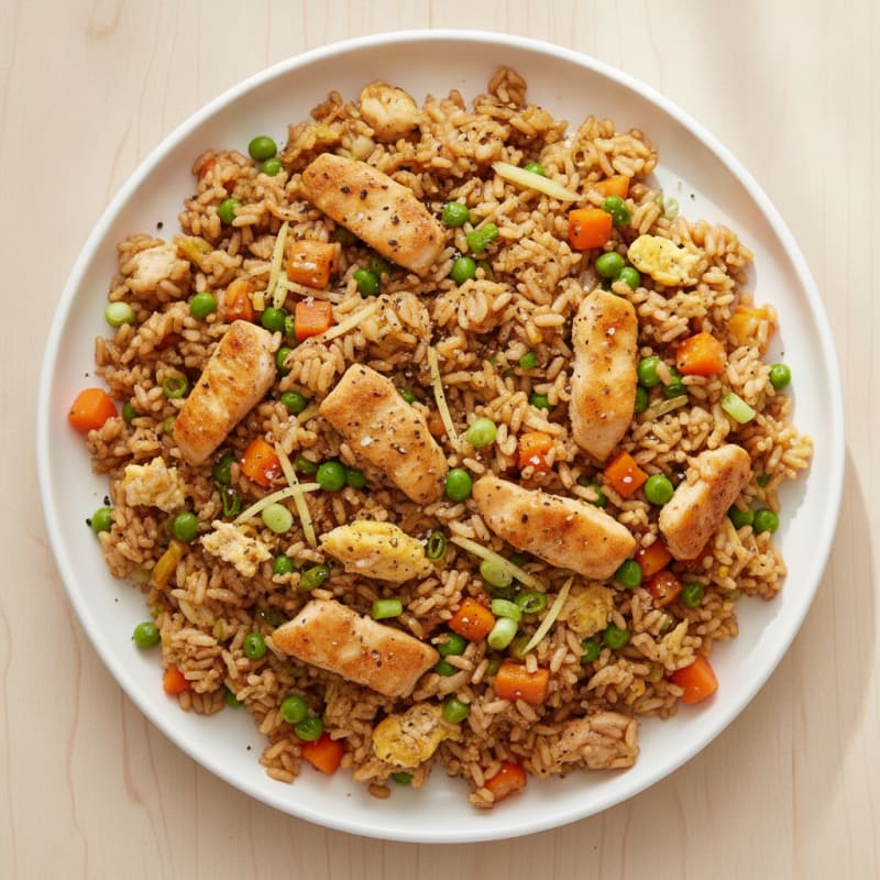 Savory Chicken and Vegetable Fried Rice