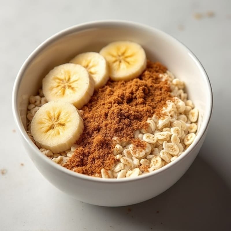Creamy Banana Oatmeal Power Bowl
