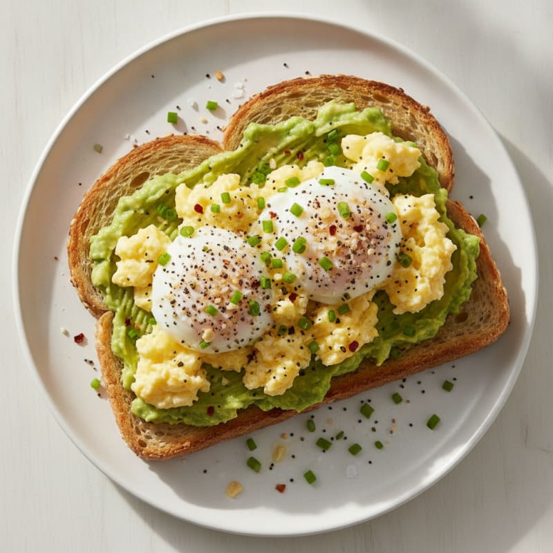 Avocado Toast with Everything Bagel Seasoning