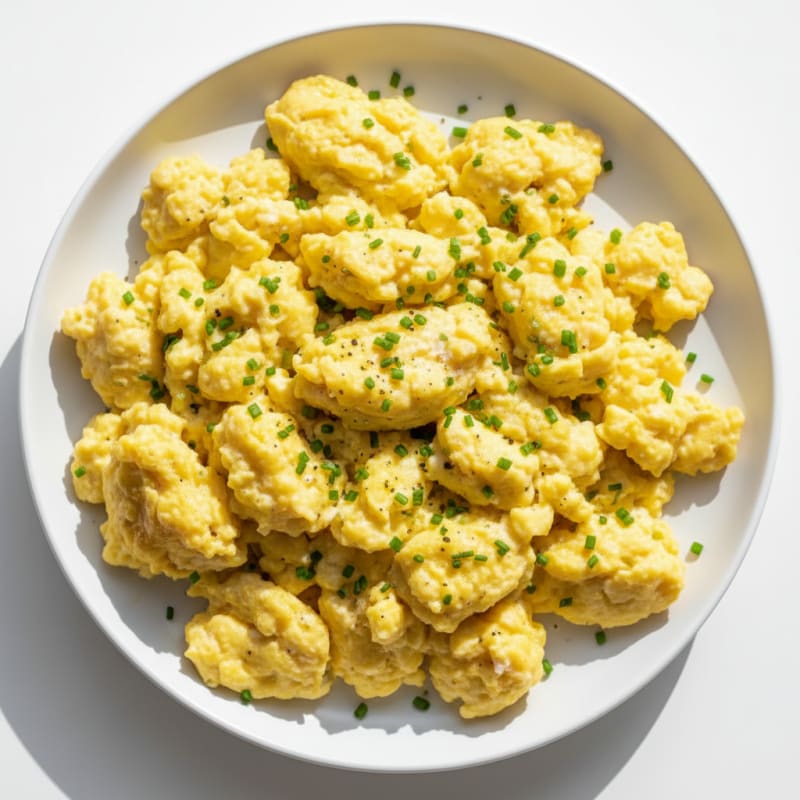 Creamy Scrambled Eggs with Chives