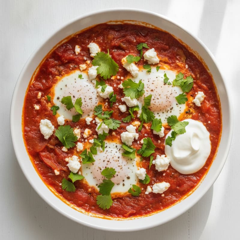 Shakshuka with Feta and Herbs
