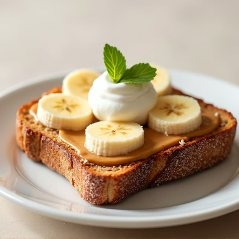 Protein-Packed Almond Butter Banana Toast