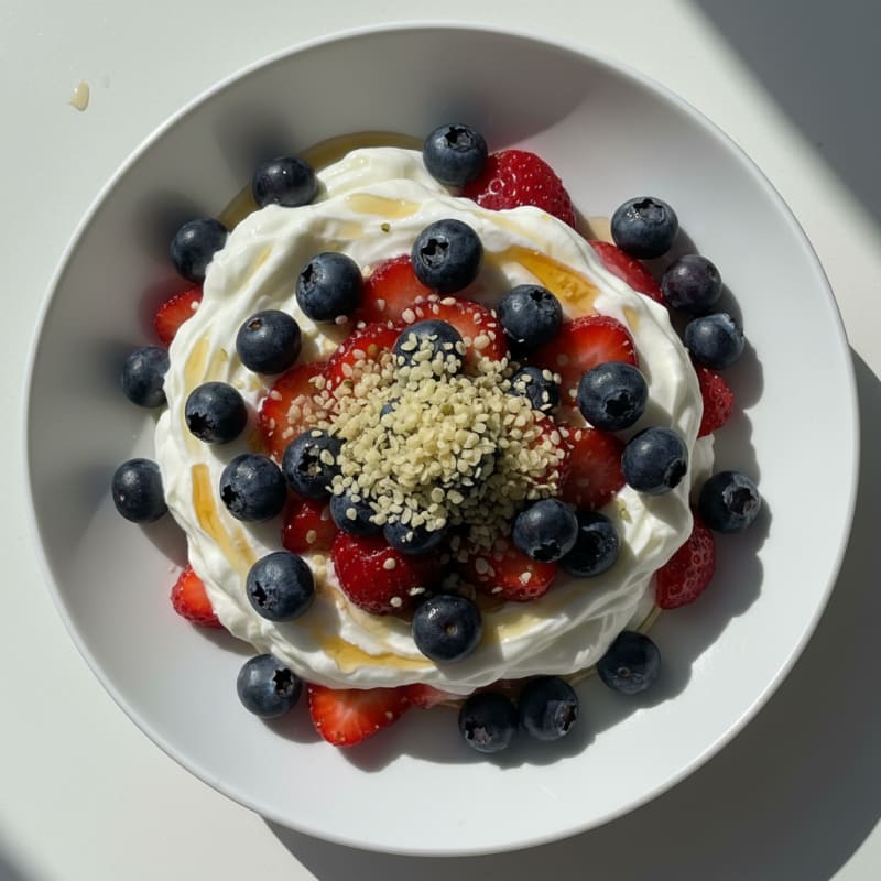 Creamy Greek Yogurt Protein Parfait with Berries