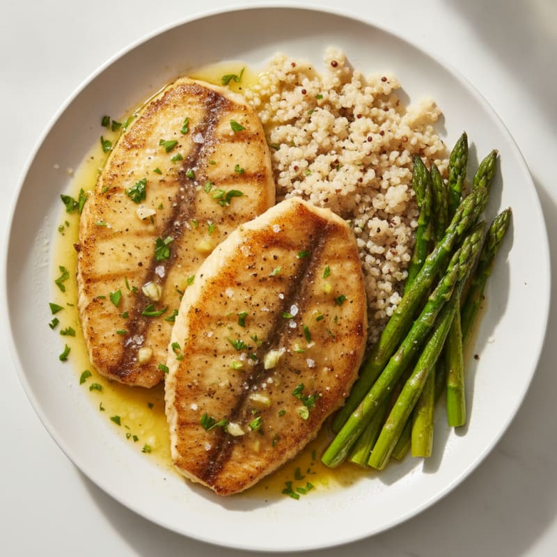 Pan-Seared Tilapia with Lemon-Herb Sauce