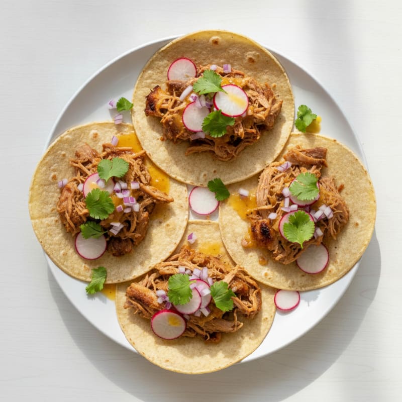 Slow Cooker Pork Carnitas Tacos